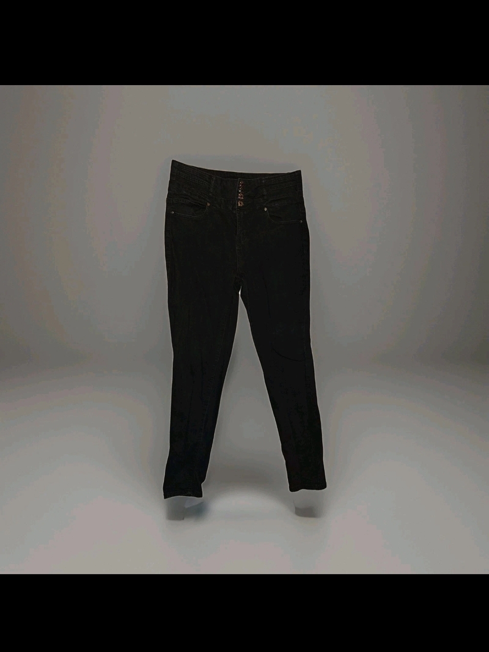 High-Rise Black Skinny Jeans Women's Size 11 12